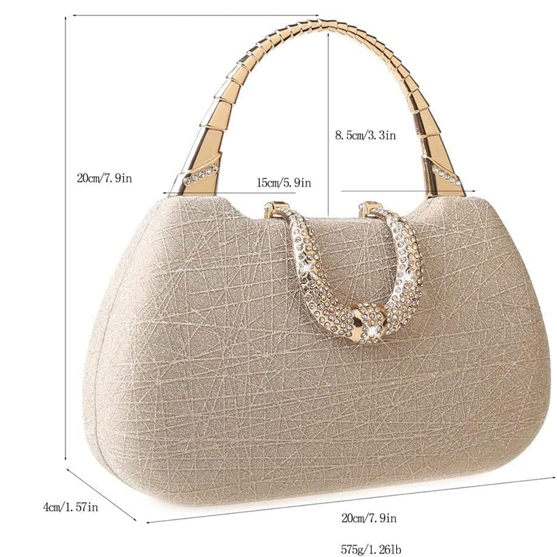 Polyester Outdoor/Wedding/Event/Party/Casual Clutches & Bags With Crystal/ Rhinestone