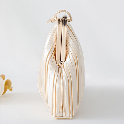 Satin Wedding/Event/Party/Casual Clutches & Bags With Lmitation Pearl