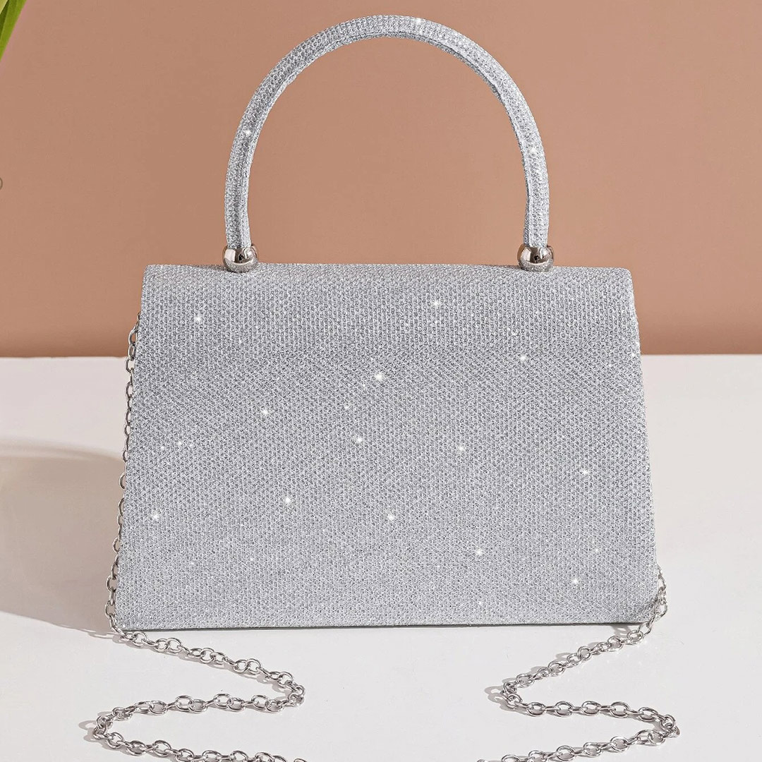 Sparkling Glitter Clutches & Bags With Bowknot