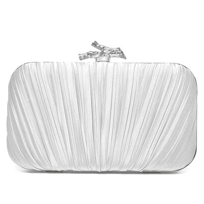 Polyester Wedding/Event/Party/Casual Clutches & Bags With Pleats