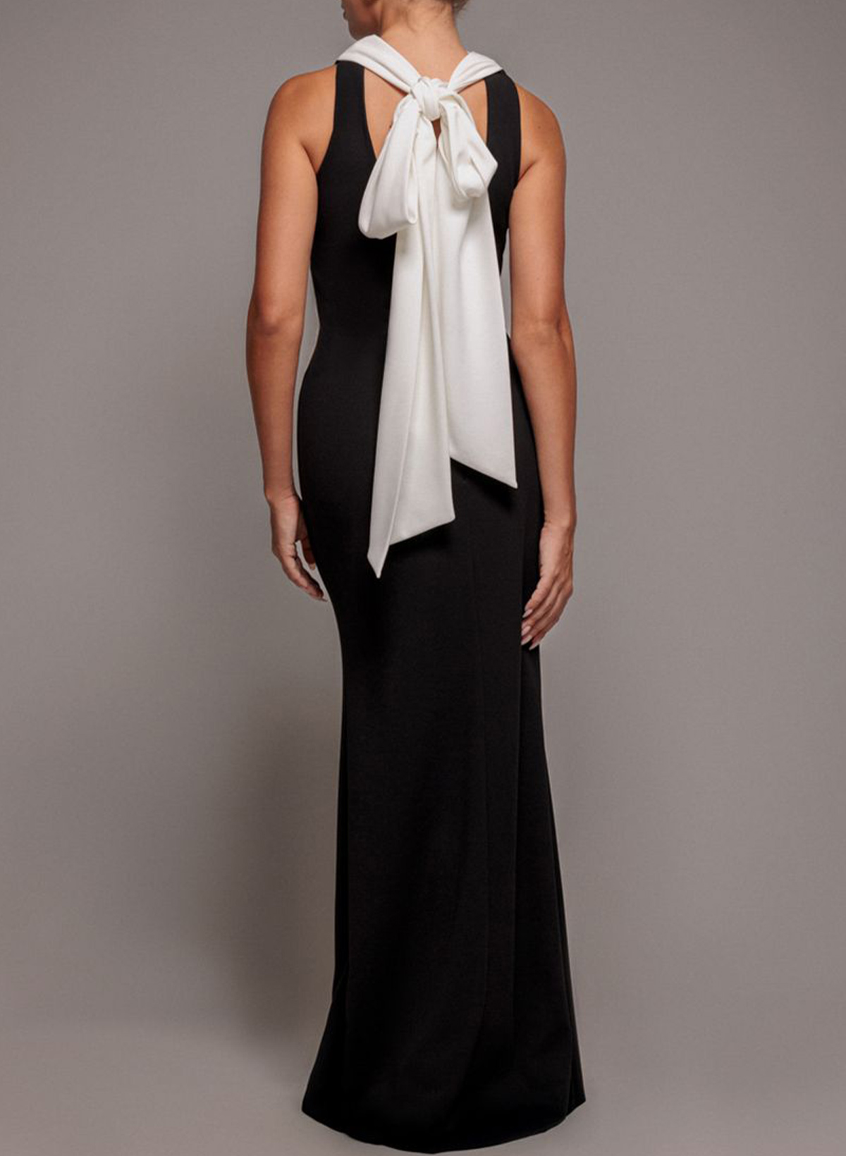 Sheath/Column Halter Sleeveless Floor-Length Elastic Satin Evening Dresses