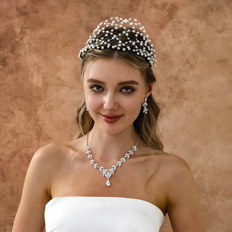 Retro Wedding/Party Crowns & Tiaras With Faux Pearl/Beading