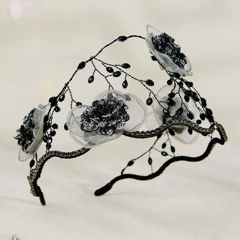 Retro Wedding/Party Crowns & Tiaras With Beading/Floral