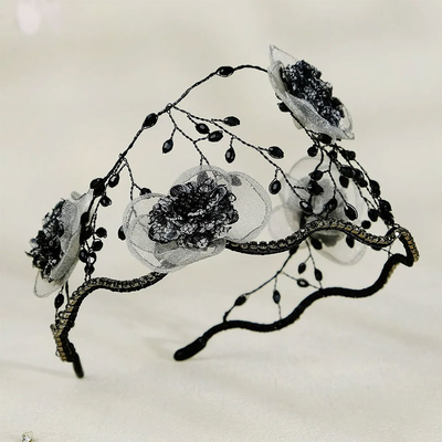 Retro Wedding/Party Crowns & Tiaras With Beading/Floral