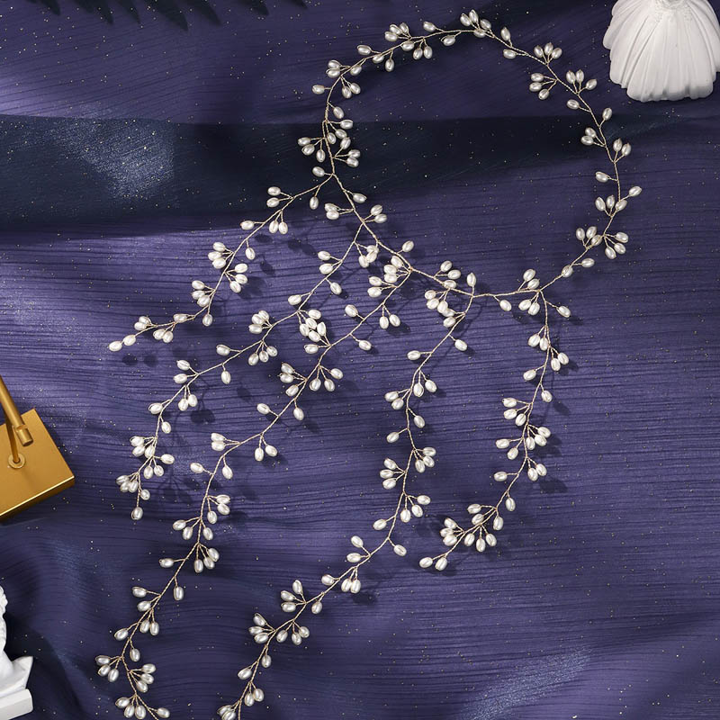 Rustic Style Wedding/Party Hair Vines With Faux Pearl