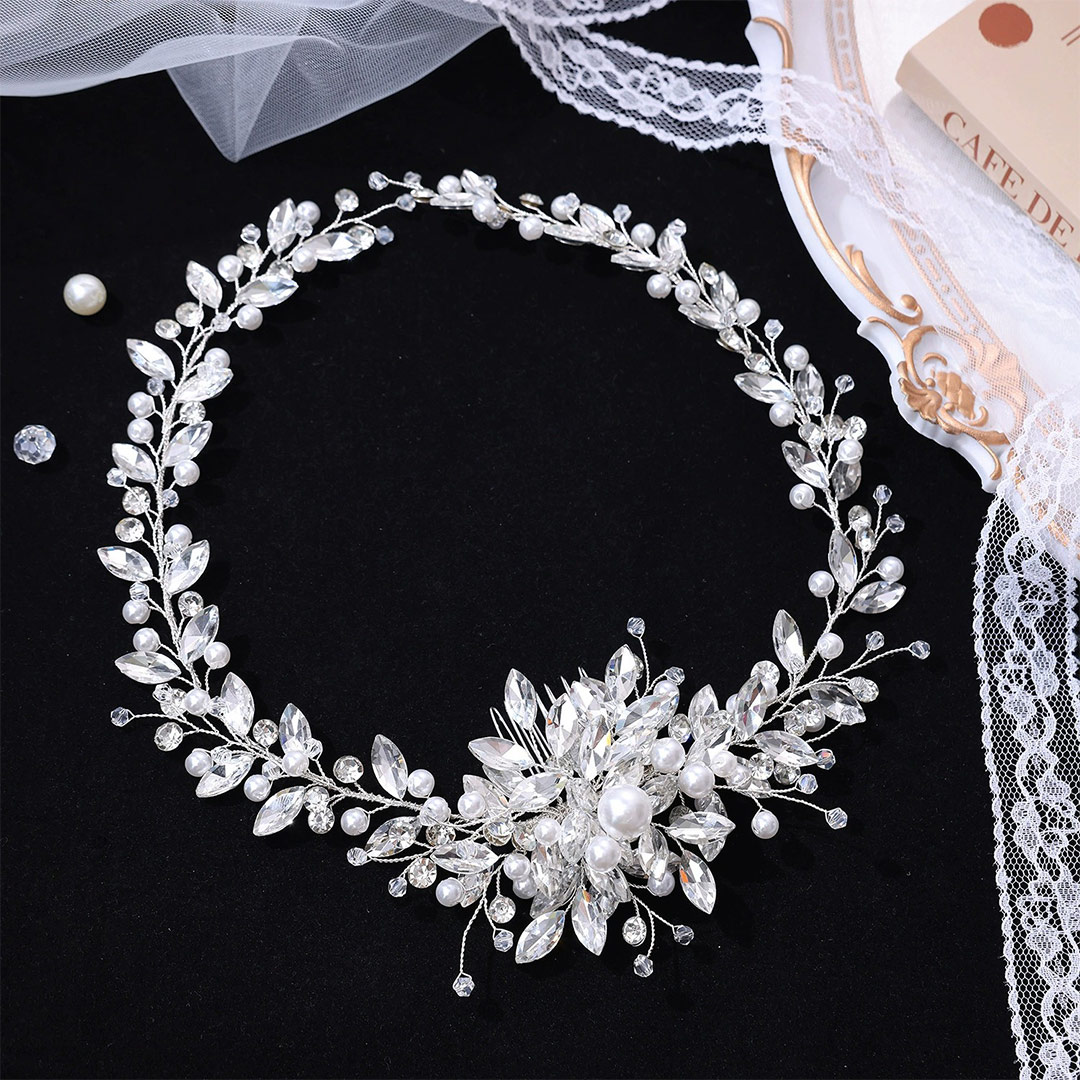 Wedding/Party Combs With Rhinestones/Pearl