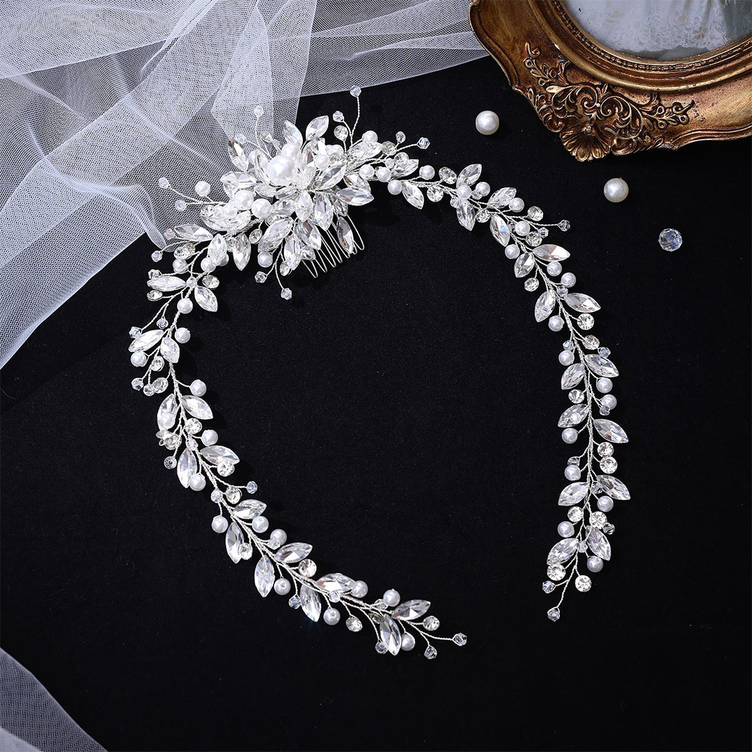 Wedding/Party Combs With Rhinestones/Pearl