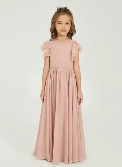 lace jr bridesmaid dresses Lacey Junior Bridesmaids Dresses for Young Girls - 6-14 years old main image 0