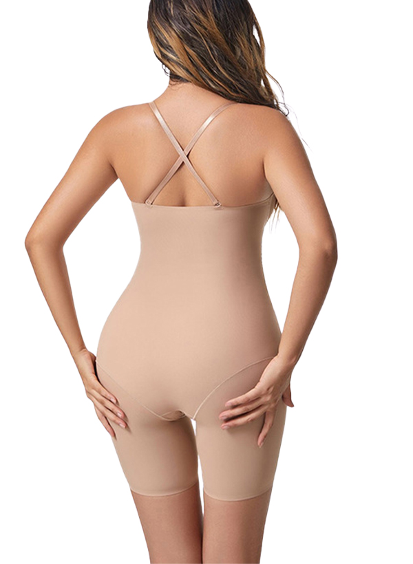 Seamless Bust Support Chinlon Shapewear With Multiple Wearing Options