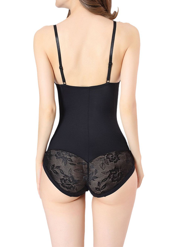 One-Piece Sweetheart Neckline Chinlon/Spandex Shapewear