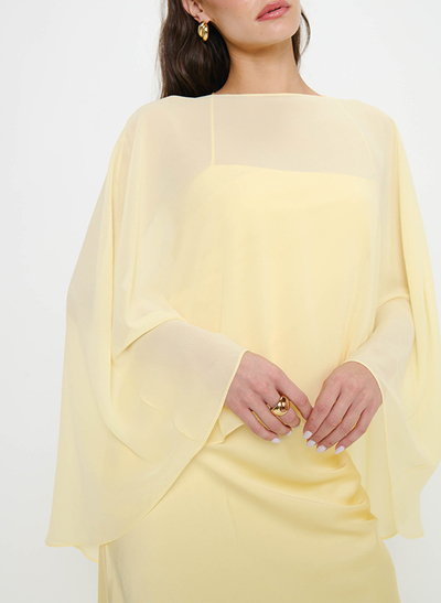 Pullover Chiffon Shawl