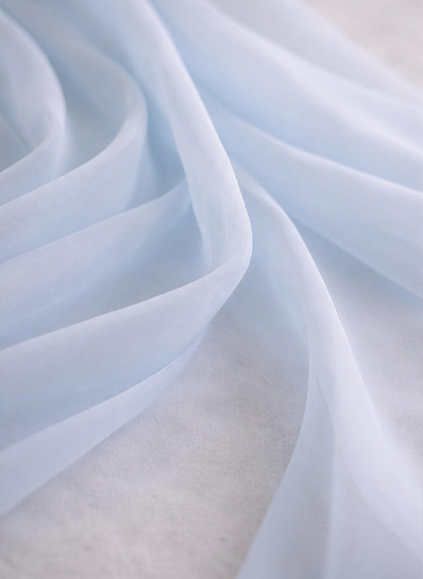 Open Front Chiffon Shawl