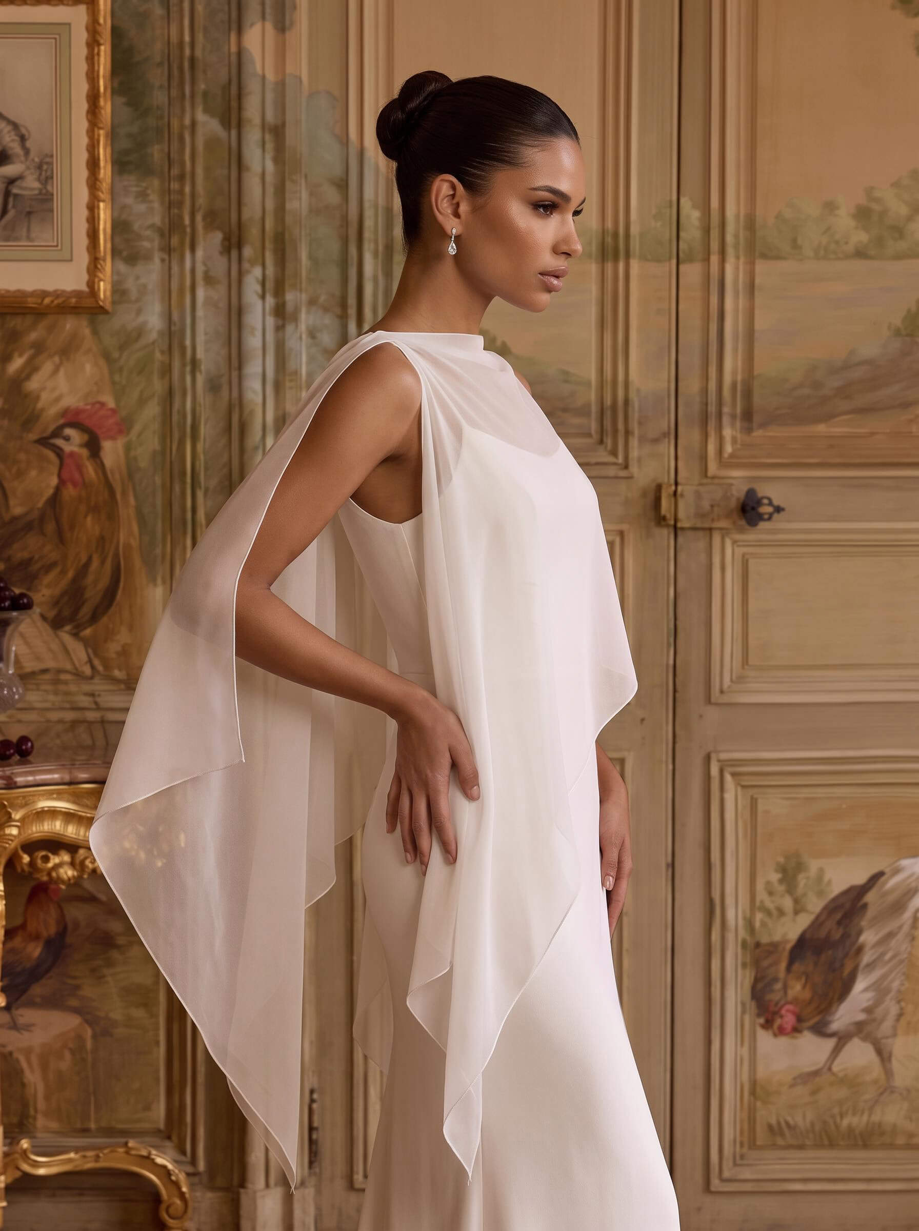 Pullover Chiffon Shawl