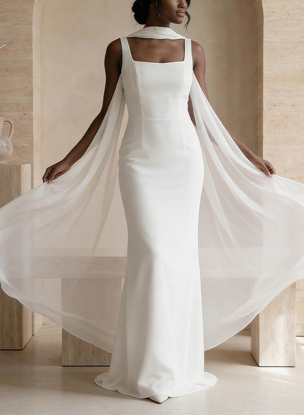 Open Front Chiffon Shawl