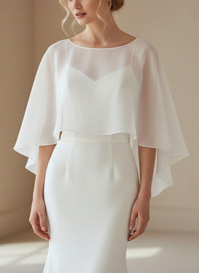 Pullover Chiffon Cape