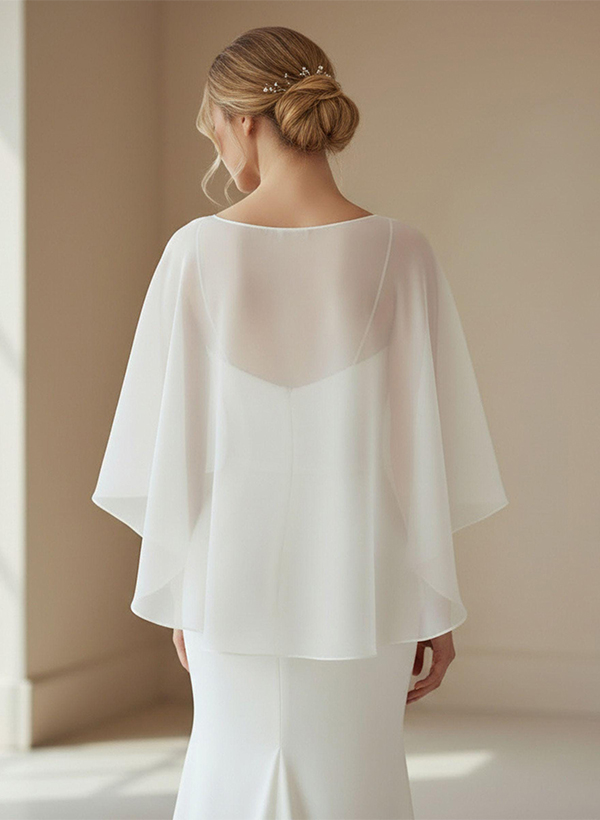 Pullover Chiffon Cape
