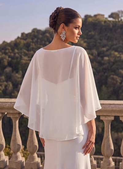 Pullover Chiffon Cape