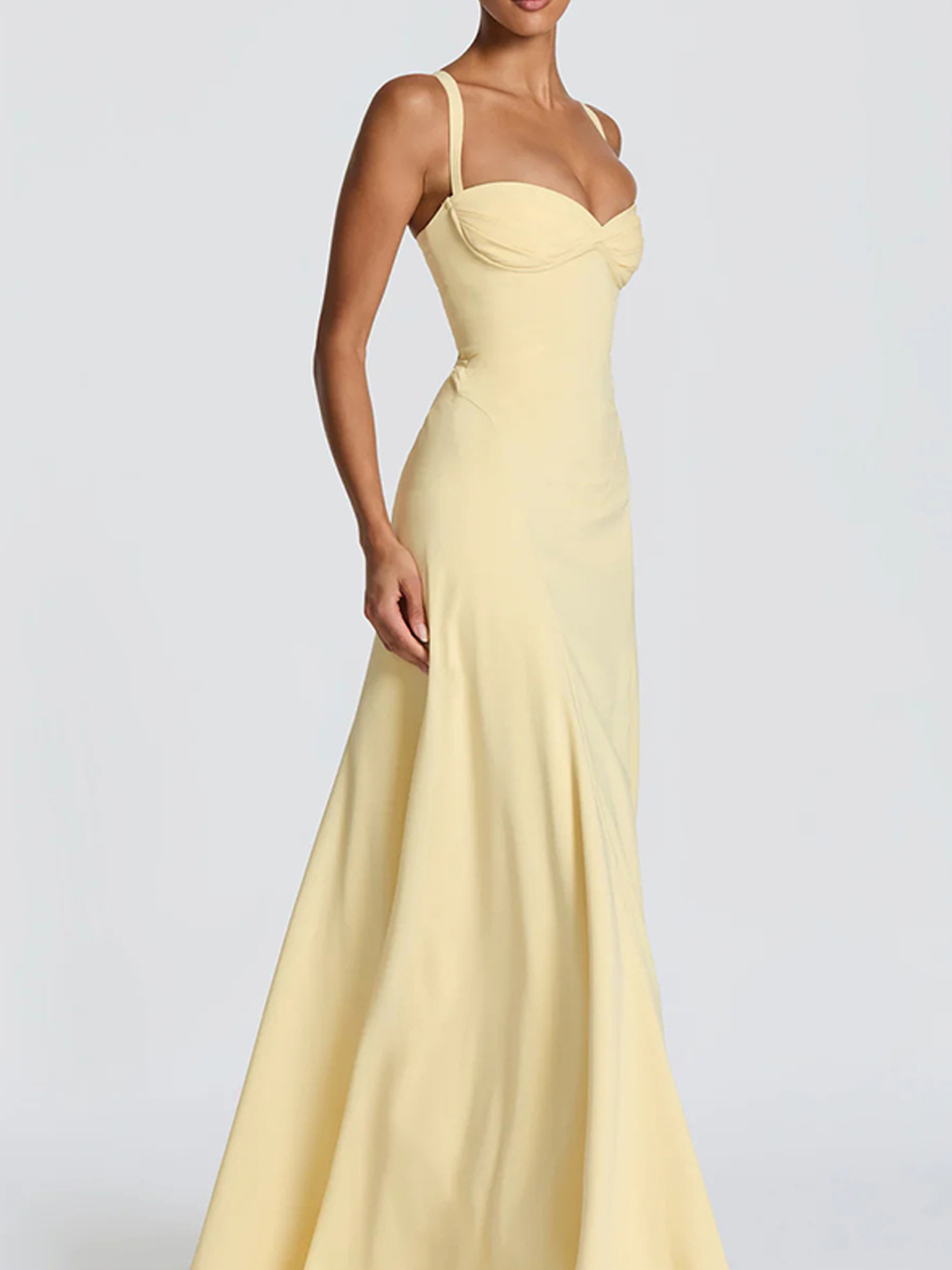 Sheath/Column Sweetheart Sleeveless Floor-Length Elastic Satin Evening Dresses