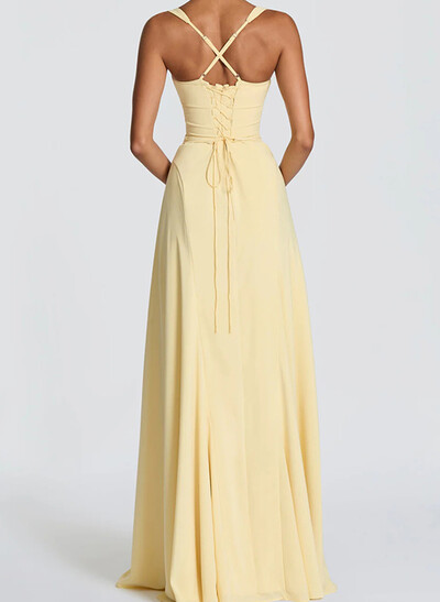 Sheath/Column Sweetheart Sleeveless Floor-Length Elastic Satin Evening Dresses