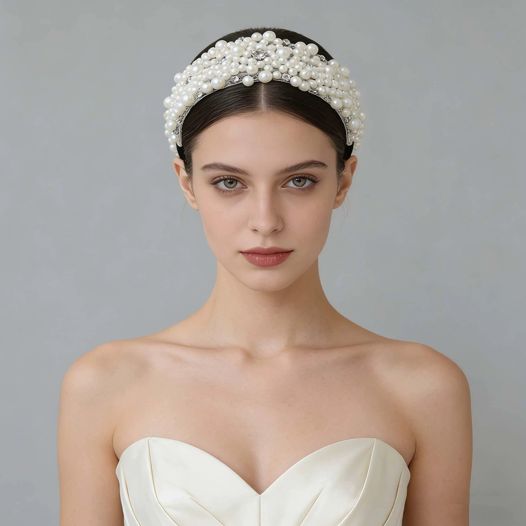Wedding Headbands With Pearl Bridal Headpieces