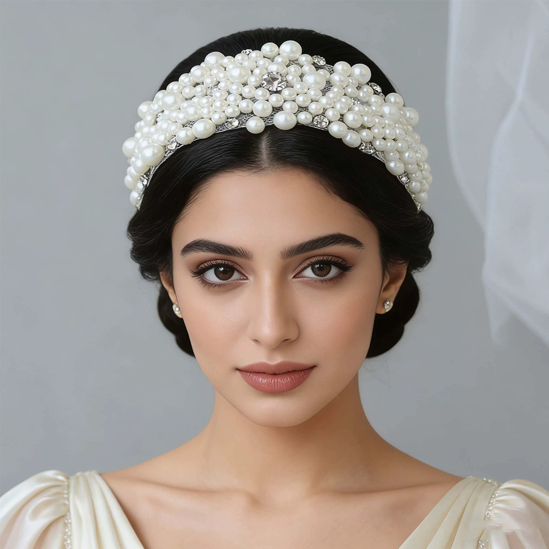 Wedding Headbands With Pearl Bridal Headpieces