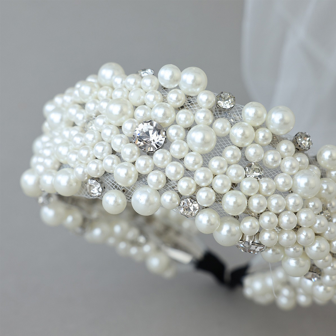 Wedding Headbands With Pearl Bridal Headpieces