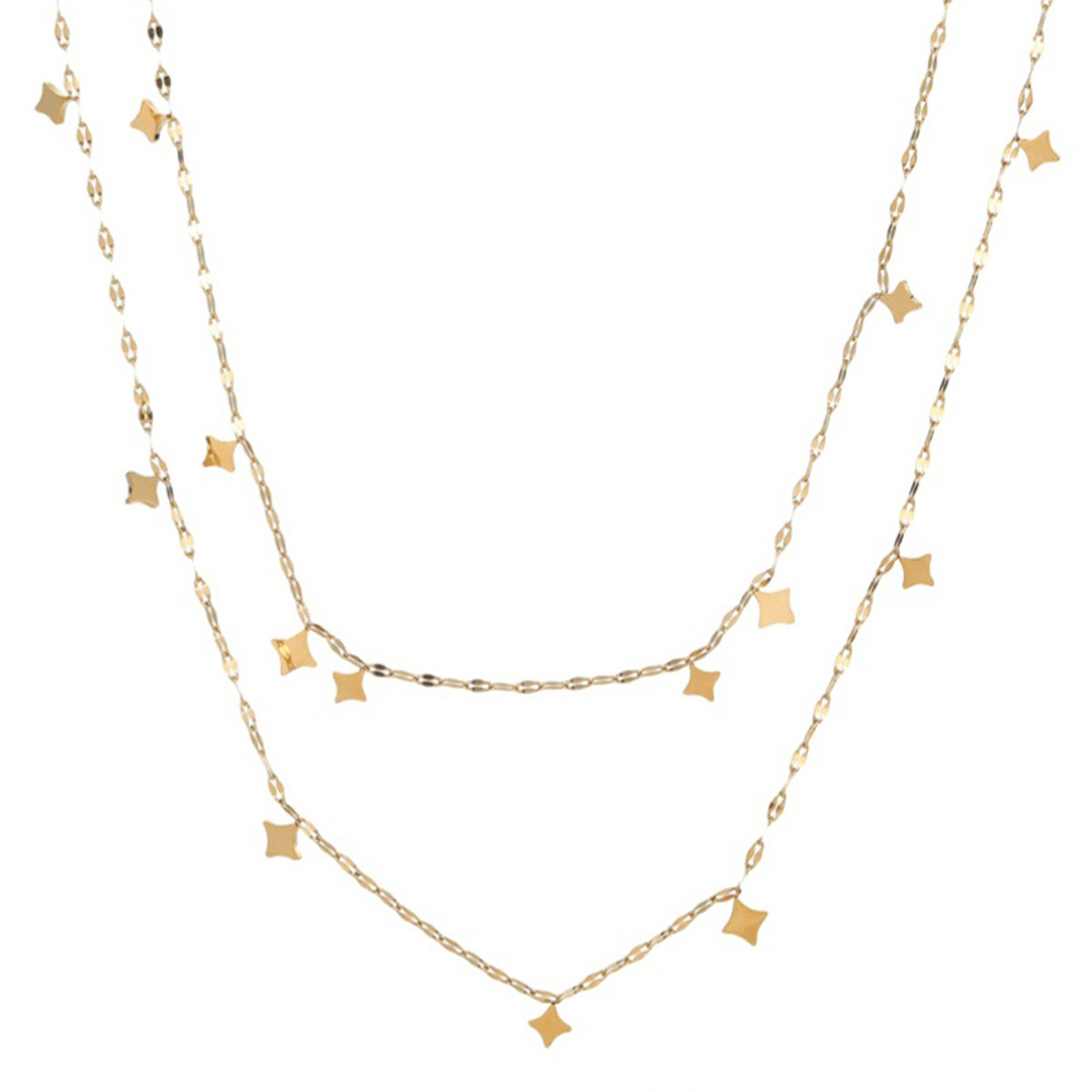 Double Layer Star Necklace