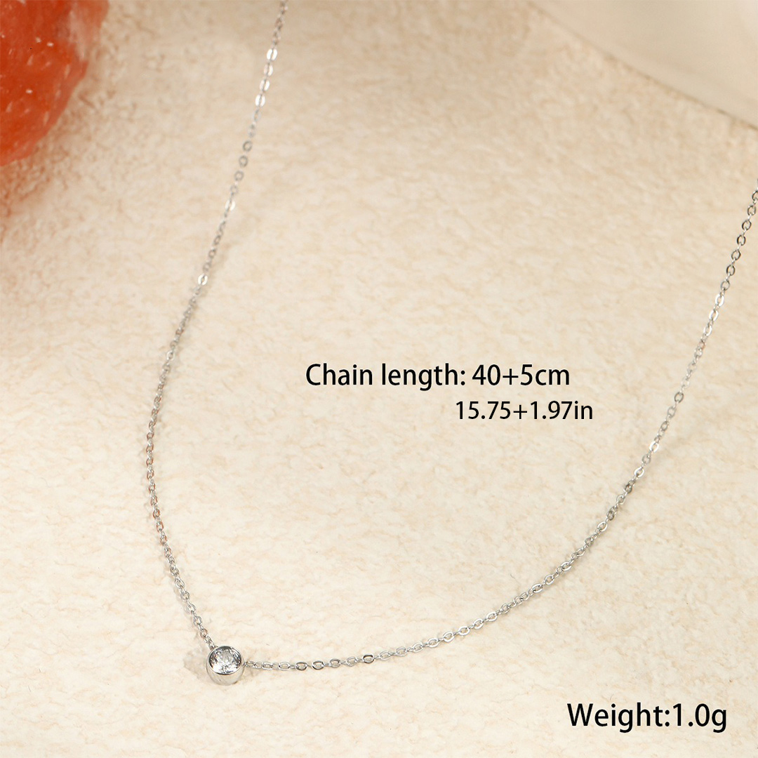 Simple Necklace Slim Collarbone Chain