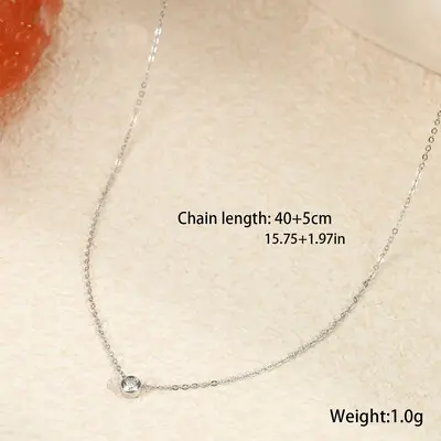 Simple Necklace Slim Collarbone Chain