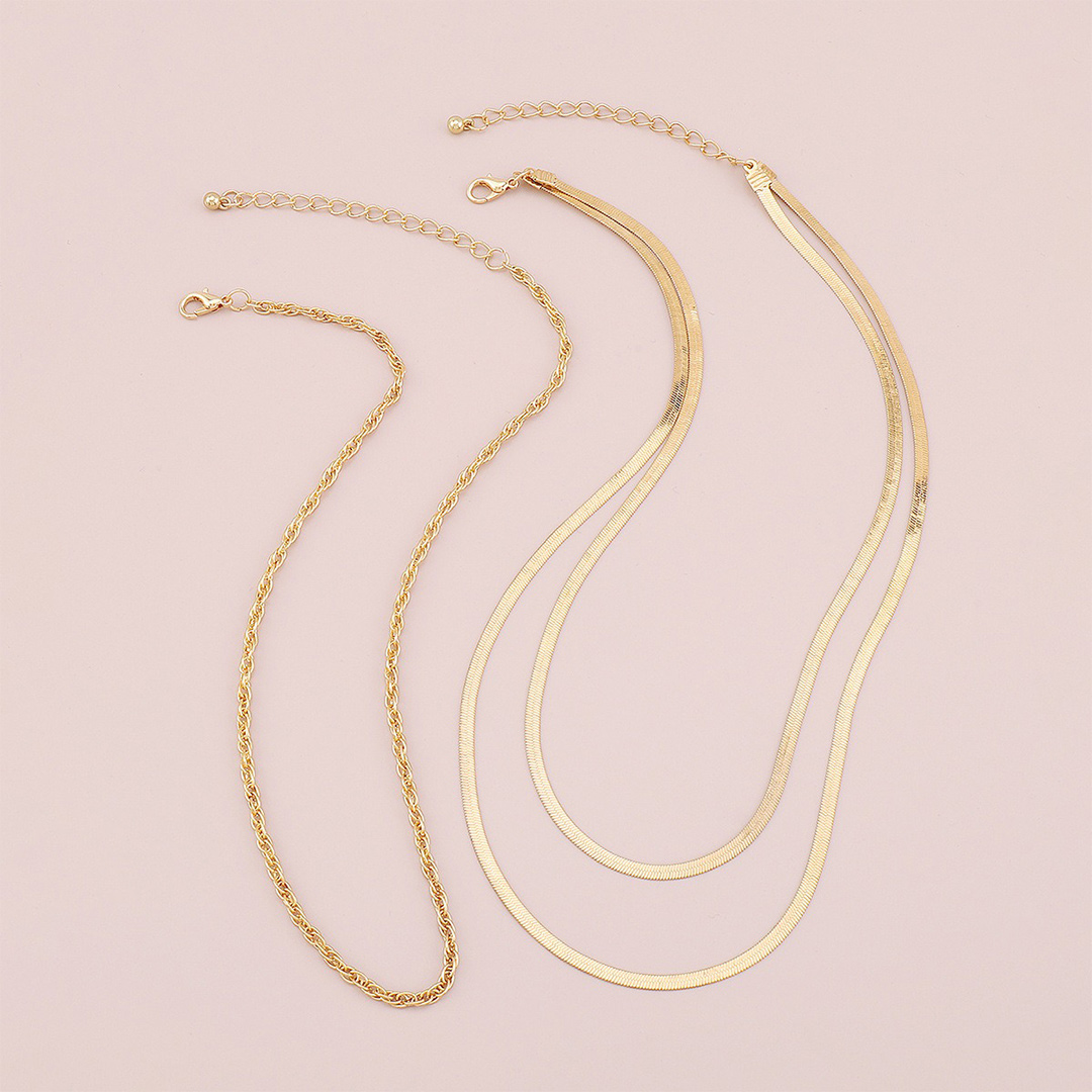 Retro Multi-Layer Snake Bones Necklaces