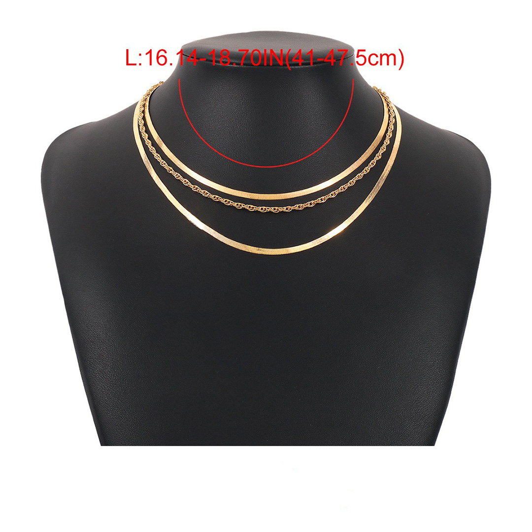 Retro Multi-Layer Snake Bones Necklaces