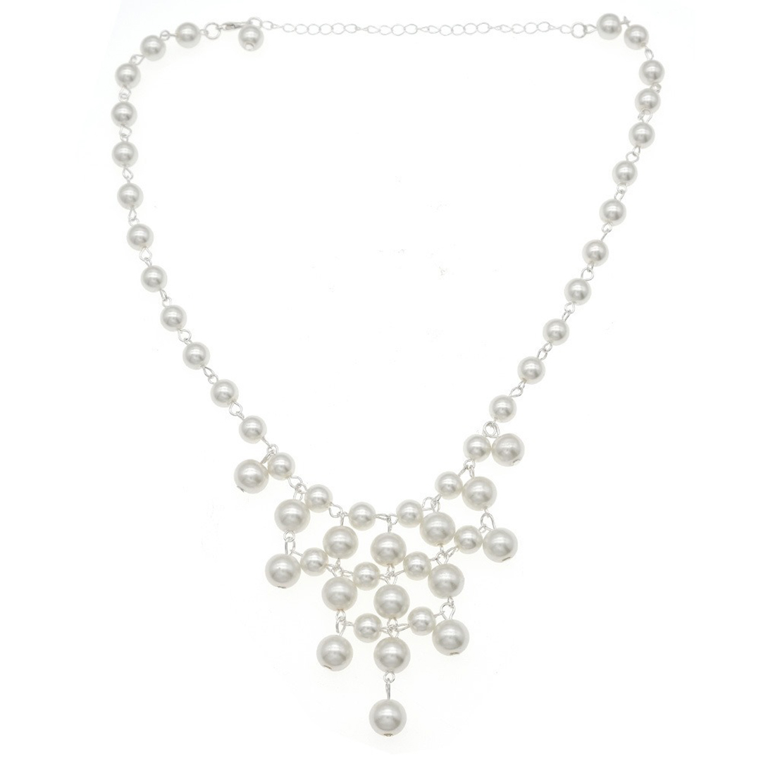 Retro Pearl Multi Layer Tassel Necklaces