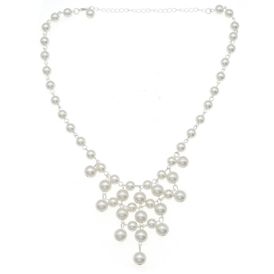 Retro Pearl Multi Layer Tassel Necklaces