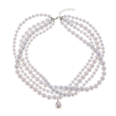 Retro Multi-Layer Pearl Necklace