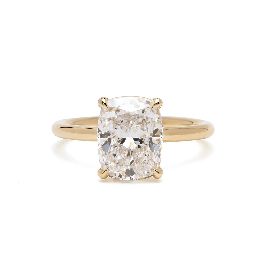 3CT 8*10mm Oval Cut/Radiant Cut Moissanite Engagement Rings In Sterling Silver