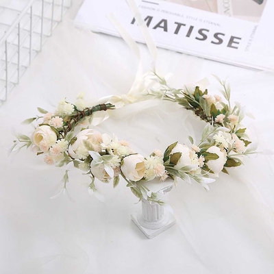 Artificial Wedding Flowers Silk Roses Flower Crowns
