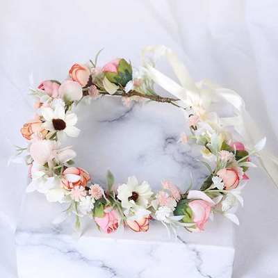 Elegant Mixed Flower Crown