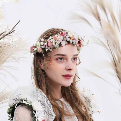 Elegant Mixed Flower Crown
