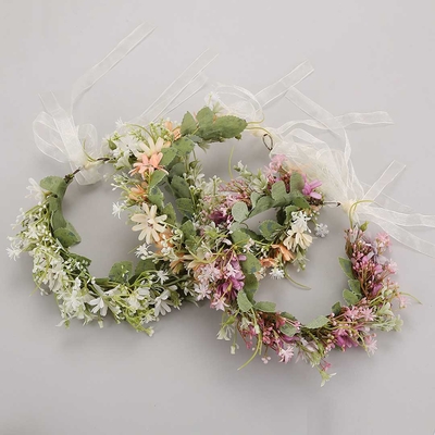 Rustic Daisy Artificial Flower Crown