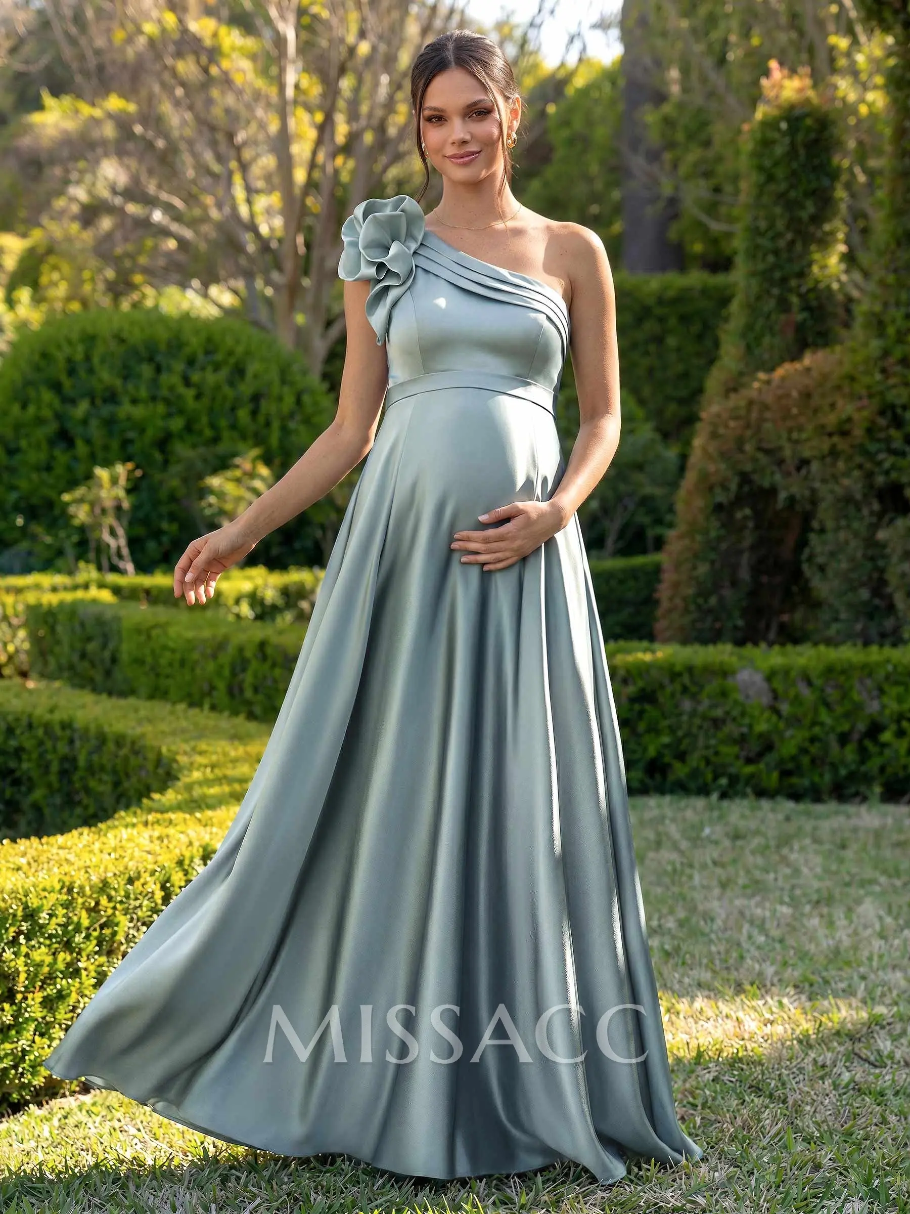 silver maternity bridesmaid dress Off the Shoulder Silver Beach Bridesmaid Dresses Maternity Bridesmaid Dresses ARD1149