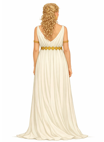 A-Line V-Neck Sleeveless Court Train Chiffon Evening Dresses With Pleated/Sash