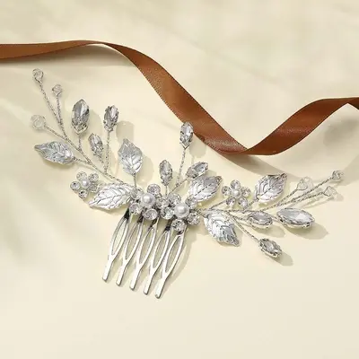 Leaf Hair Comb Bridal Headpiece