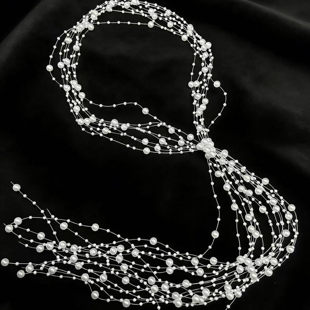Pearl Hair Vines Bridal Headpiece