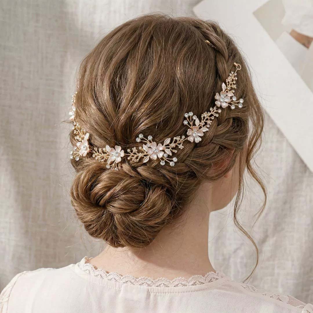 Floral Hairpins Bridal Headpiece