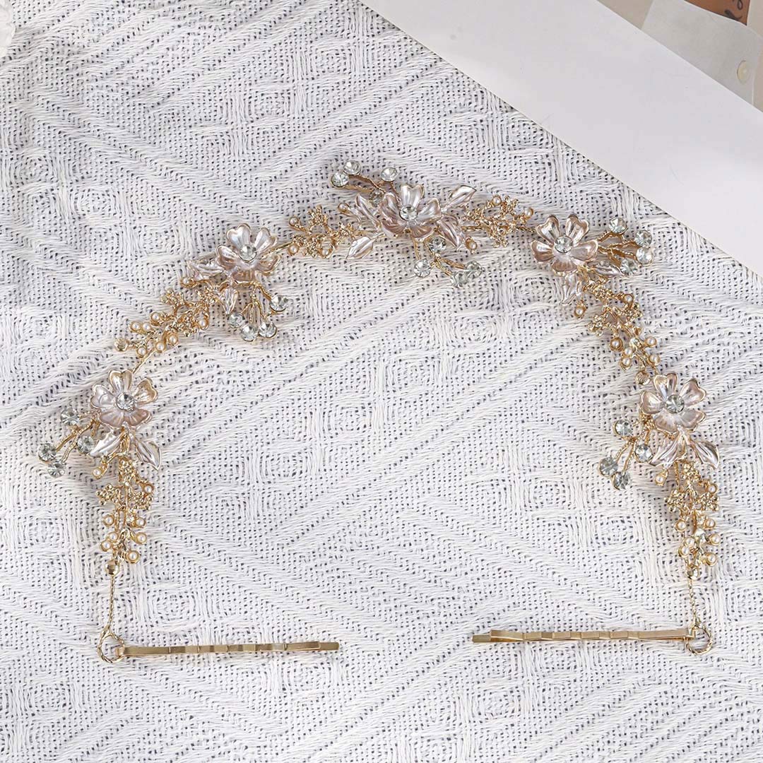 Floral Hairpins Bridal Headpiece