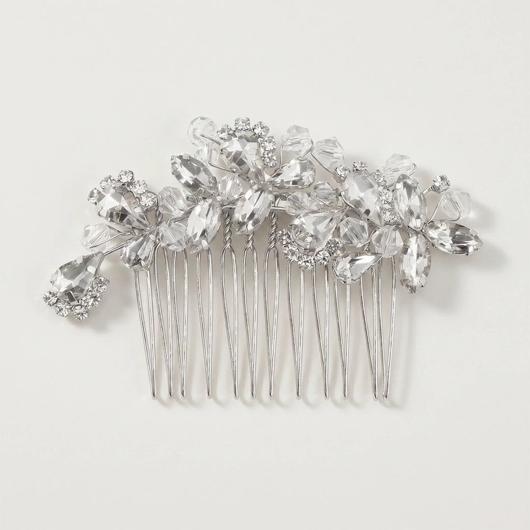 Rhinestones Hair Comb Bridal Headpiece