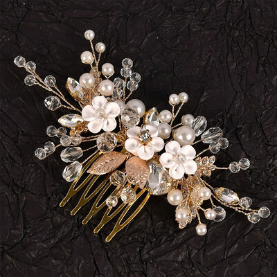 Floral Hair Comb Bridal Headpiece