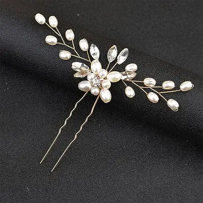 Pearl Hairpins Bridal Headpiece