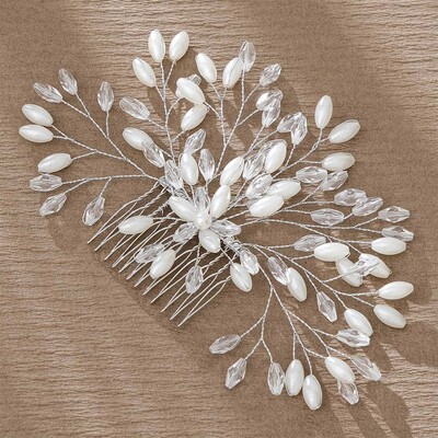 Pearl Hair Comb Bridal Headpiece
