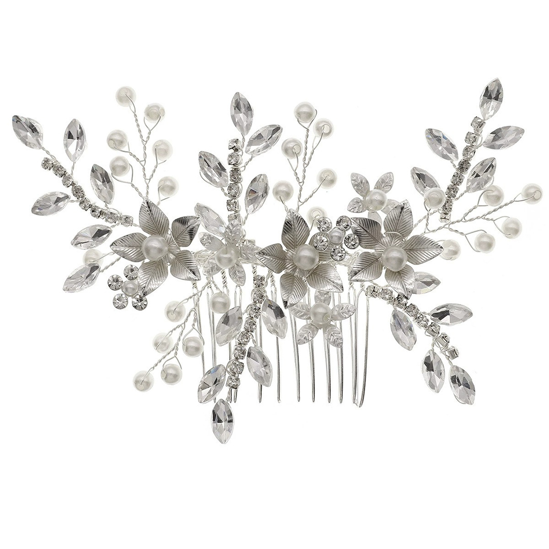 Rhinestones Hair Comb Bridal Headpiece